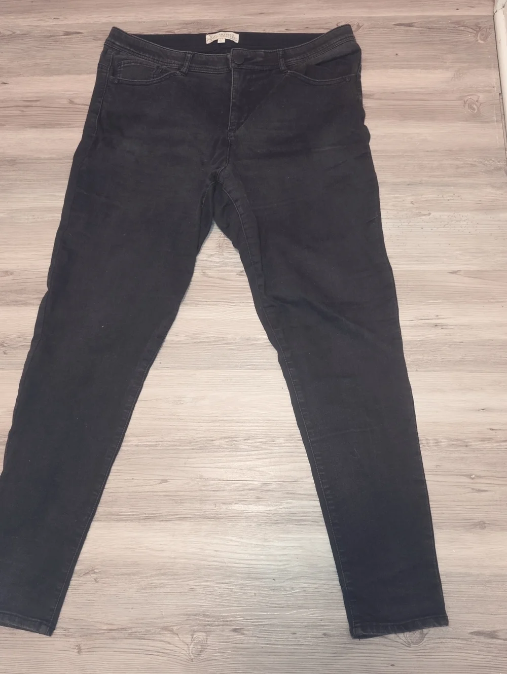 Vintage Artisan Crafted Classic Black Women's Jeans Skinny Size 14
